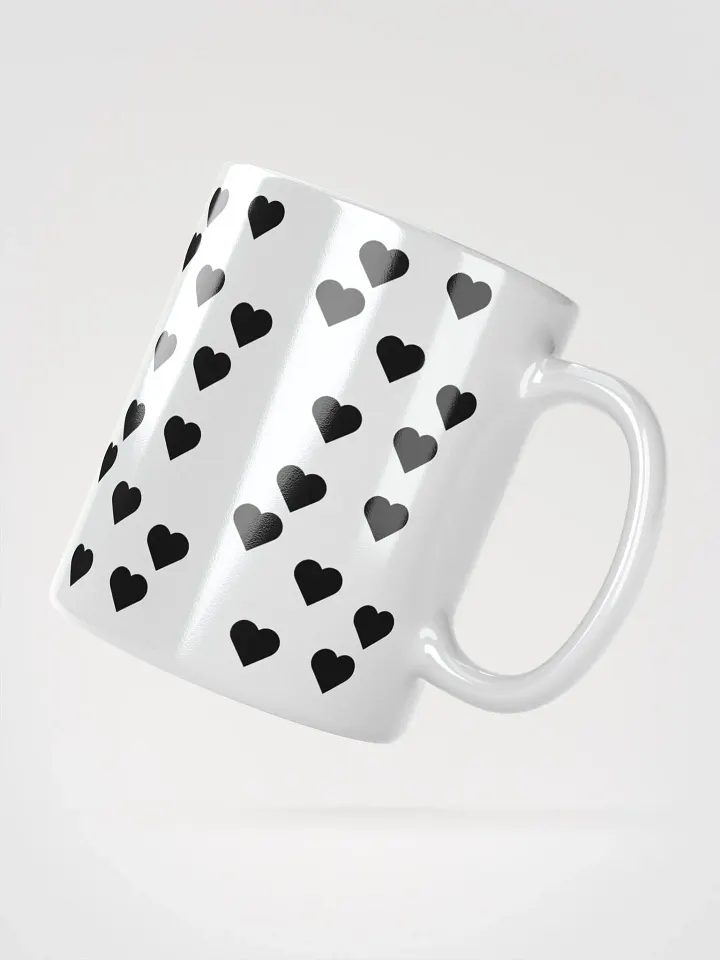 Heartfelt Grid White Glossy Mug product image (6)