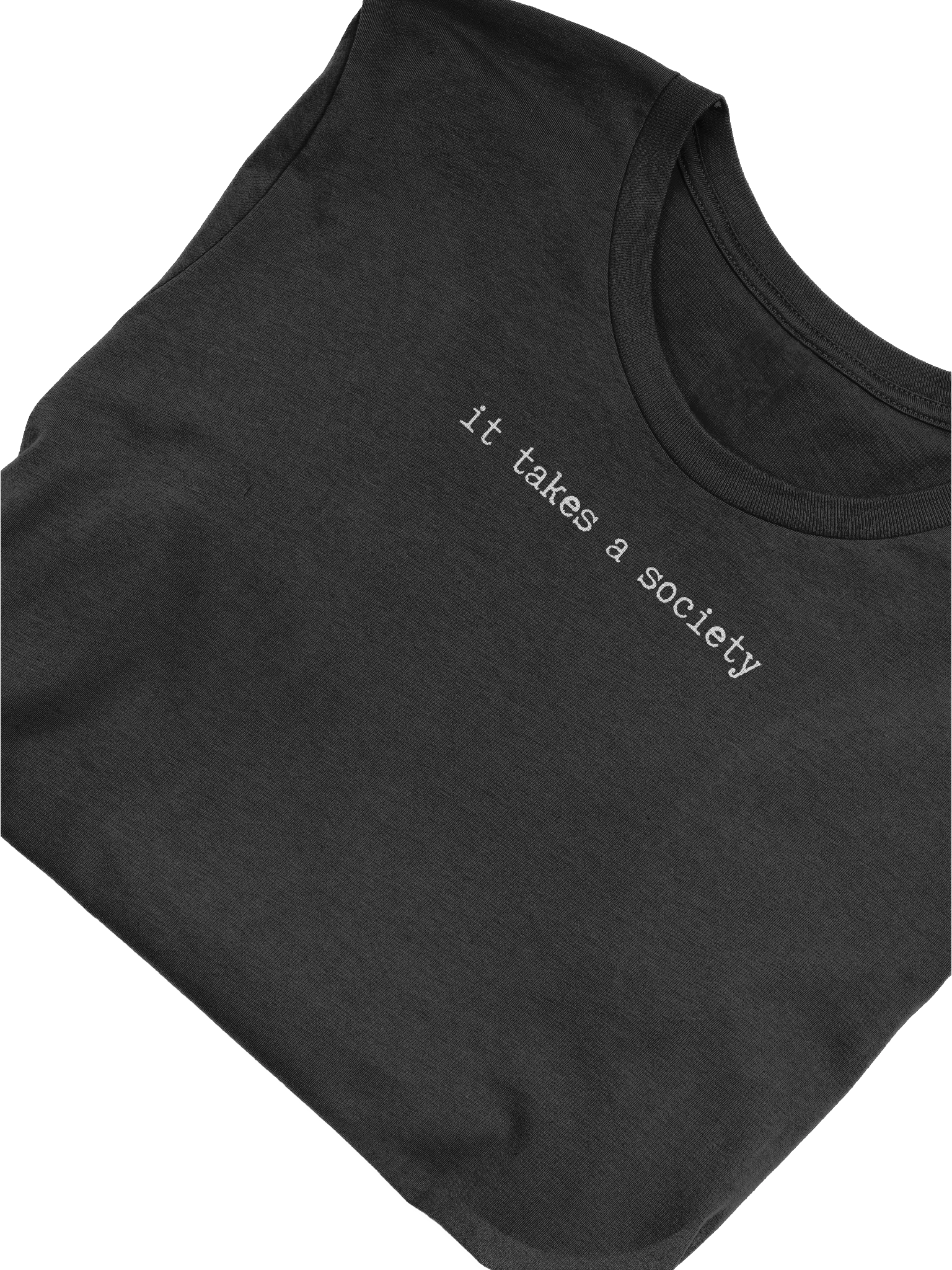 it takes a society | Black Short Sleeve Tee product image (5)