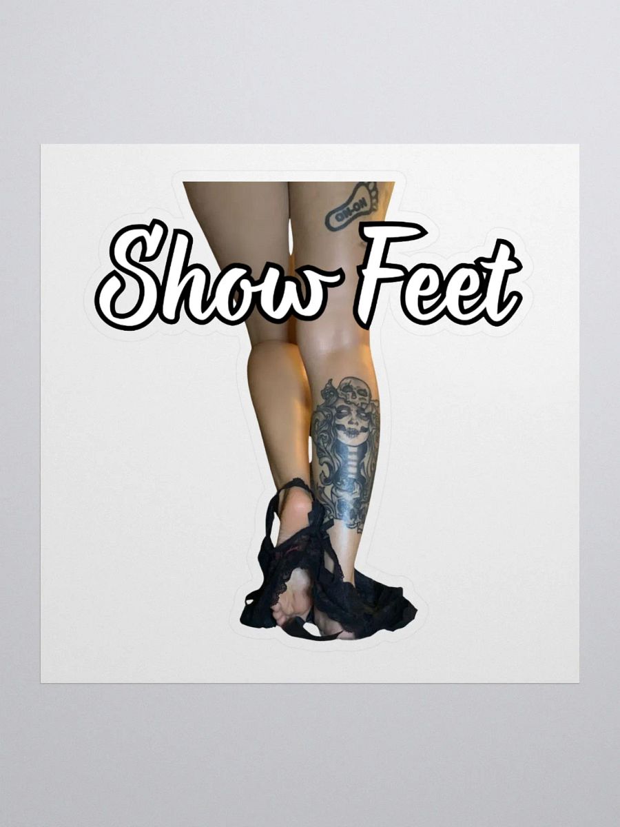 Show Feet Sticker product image (3)