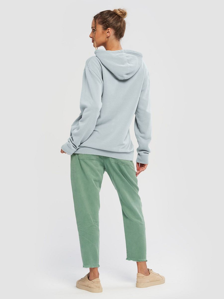 admittedly difficult (white) printed pigment hoodie product image (59)