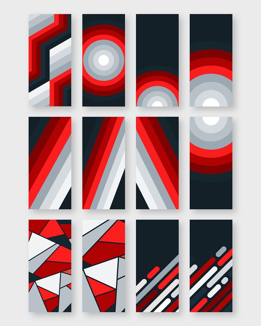 Crimson Symmetry 8K Wallpaper Pack product image (9)