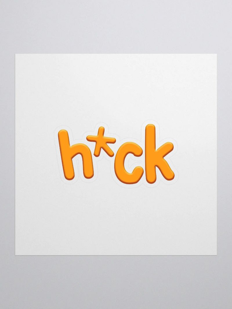 h*ck sticker