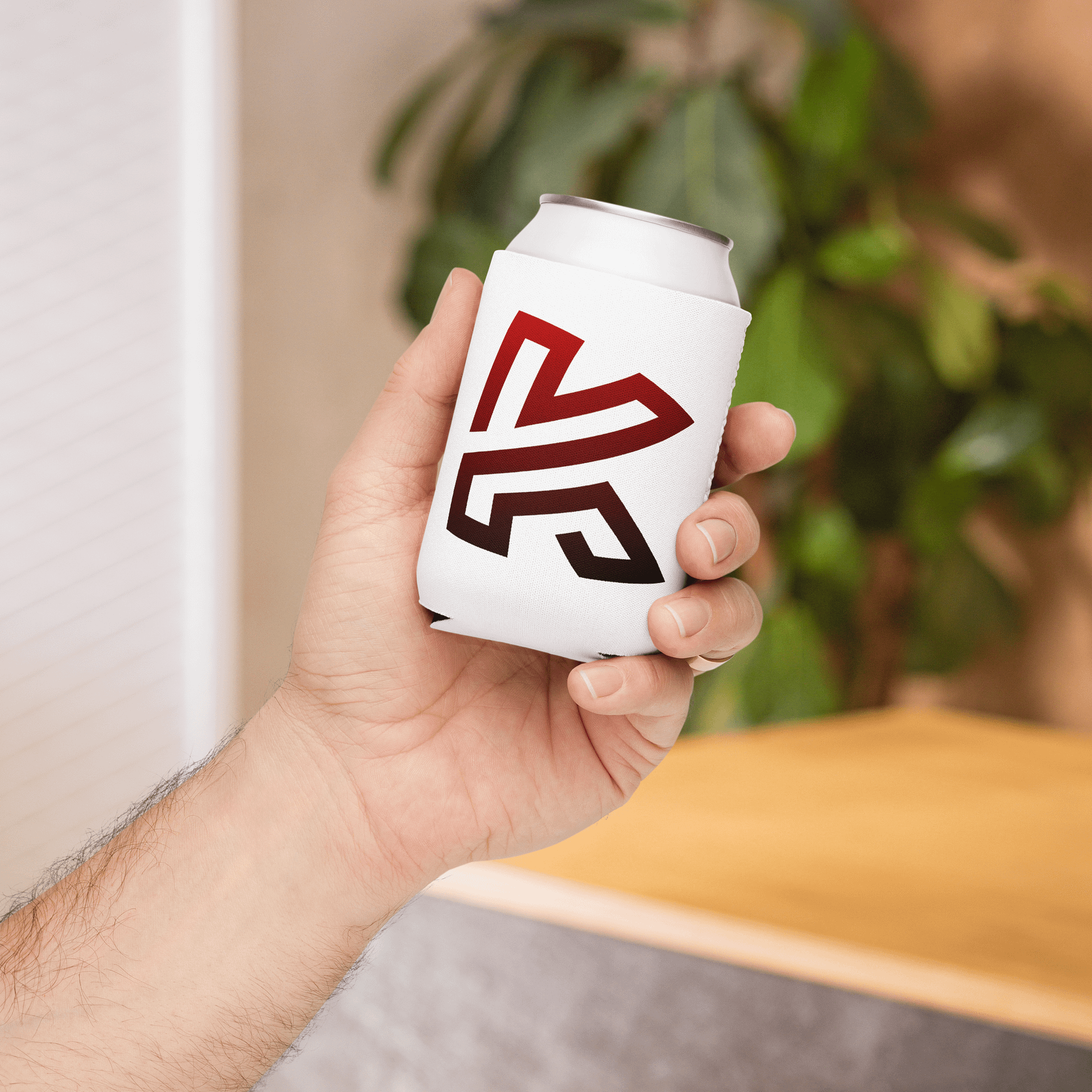K Logo Koozie (12oz) (White) product image (4)