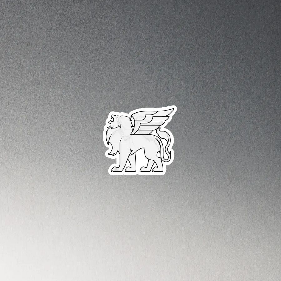Verardi Famiglia Emblem (White) ✦ Die-Cut Magnets product image (2)