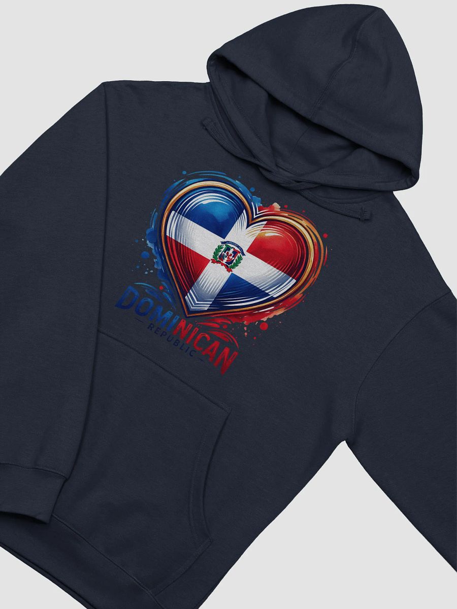 Dominican Republic Heart Flag Hoodie product image (18)