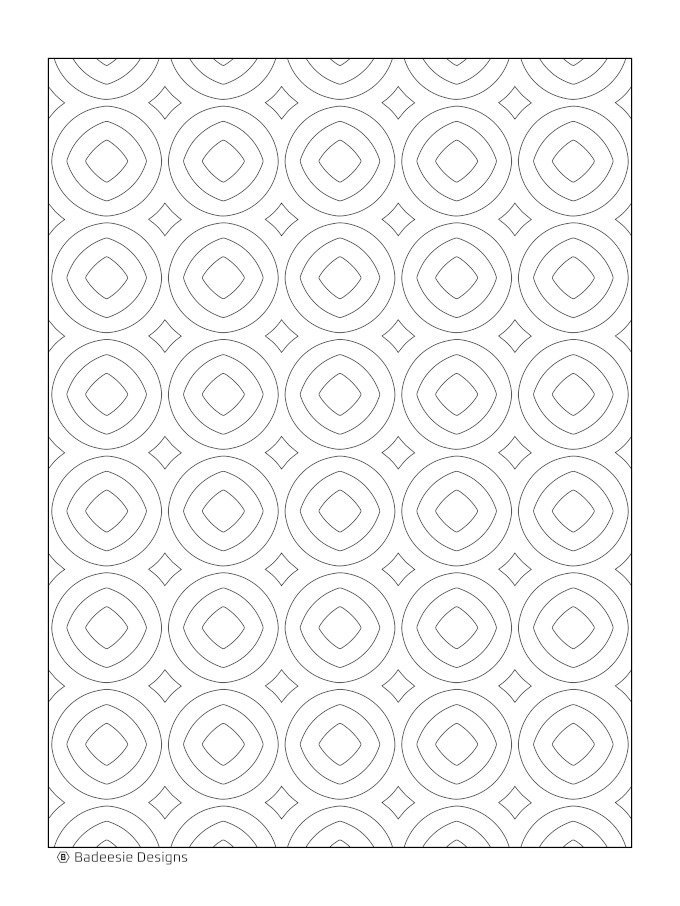 Circle to Square Evolution Coloring Page product image (1)