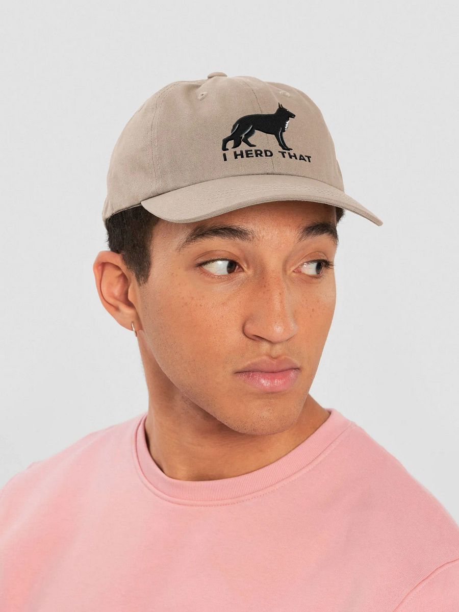 I Herd That Classic Dad Hat(Embroidered) of a German Shepherd(Black) product image (27)