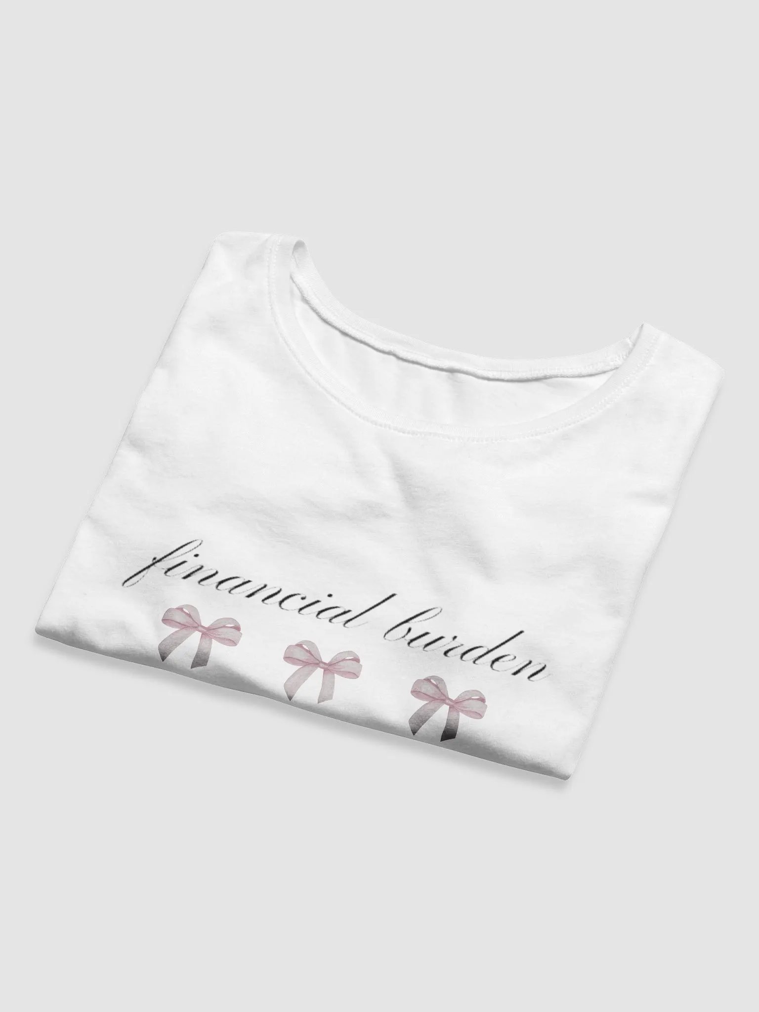 Financial burden baby tee product image (8)
