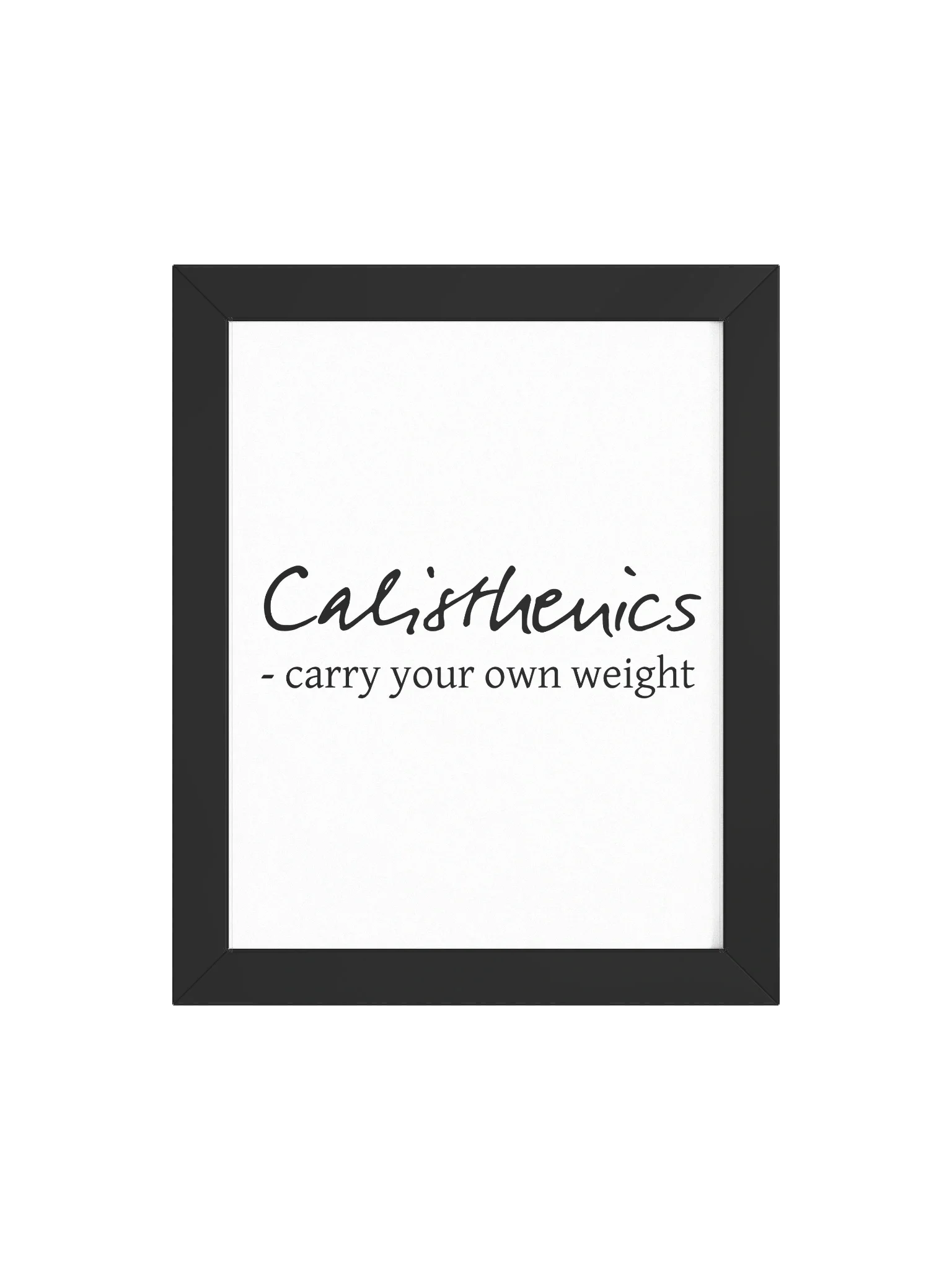 DK Fitness Print: Carry Your Own Weight product image (51)