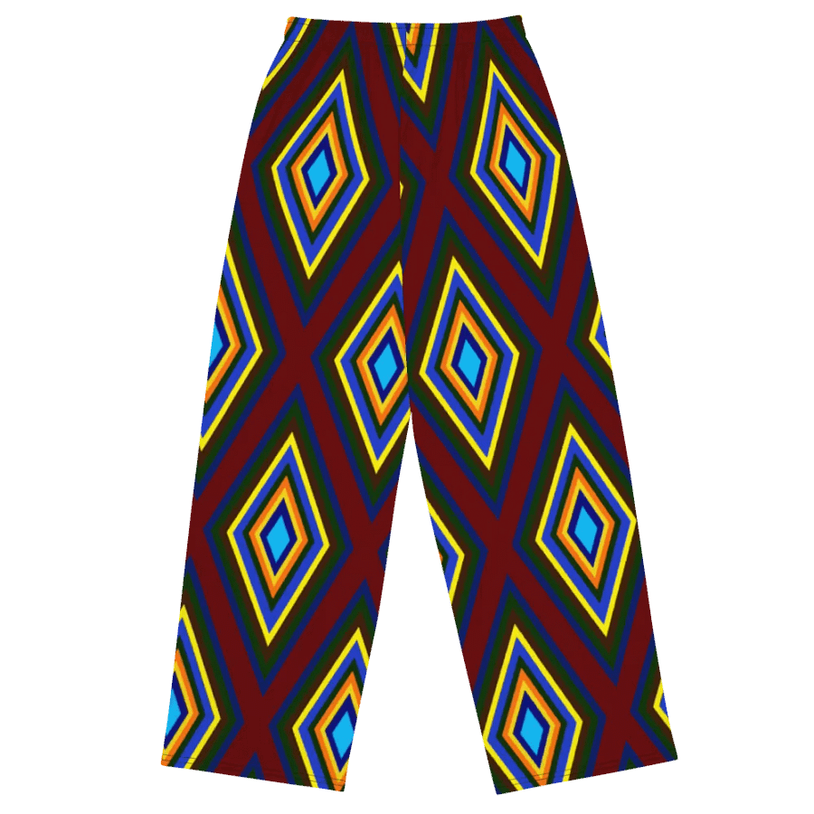 Colorful Diamonds Wideleg Pants product image (1)