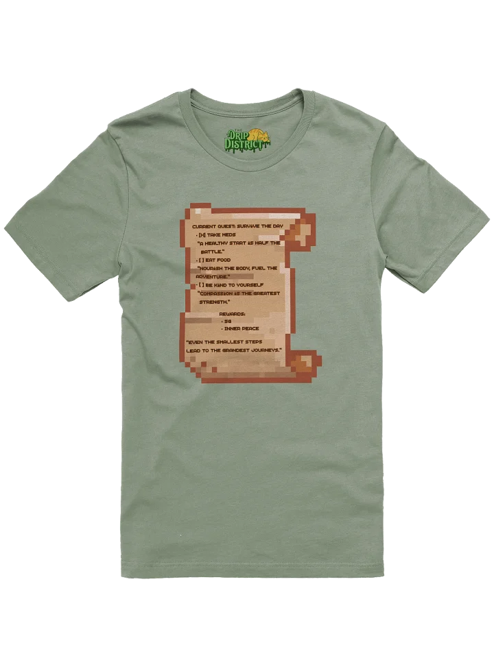 The Quest Log Tee | Level Up Your Day with Cozy Gamer Energy product image (2)