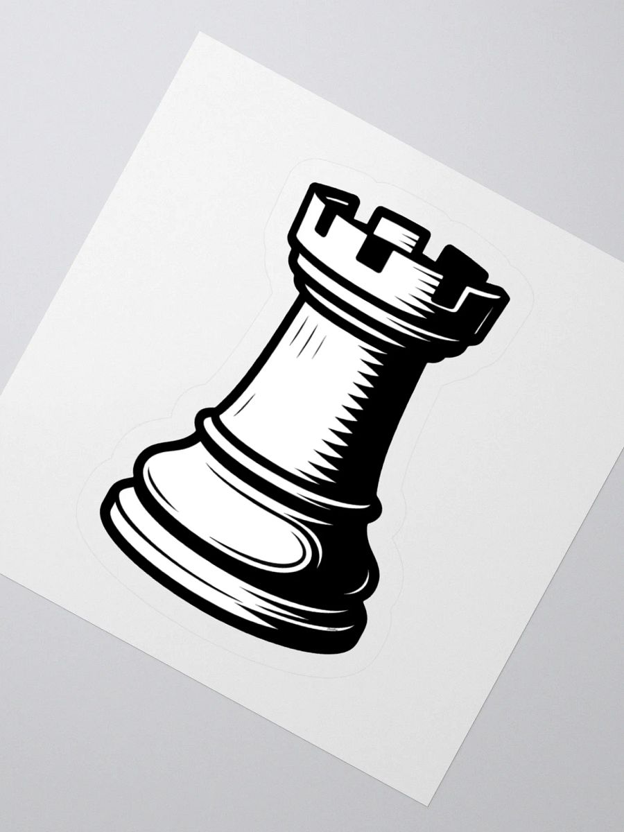 Classic Chess Rook Sticker product image (4)