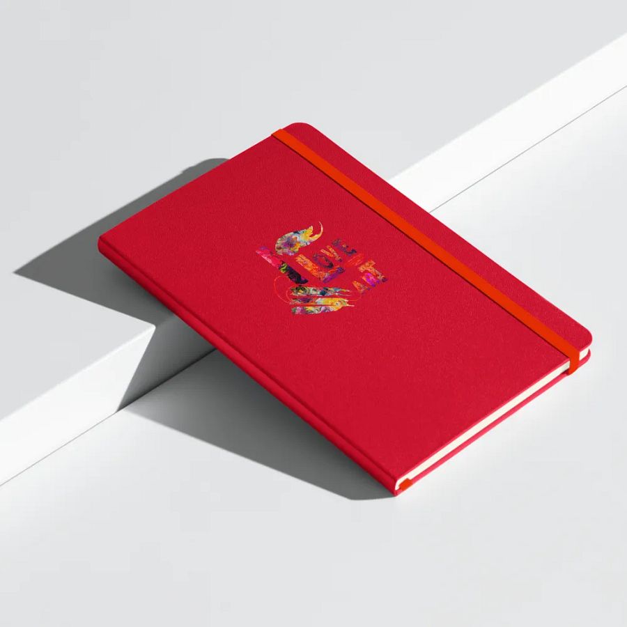 Vibrant Love Art Hardcover Notebook for art students moms daughters friends art teachers product image (9)