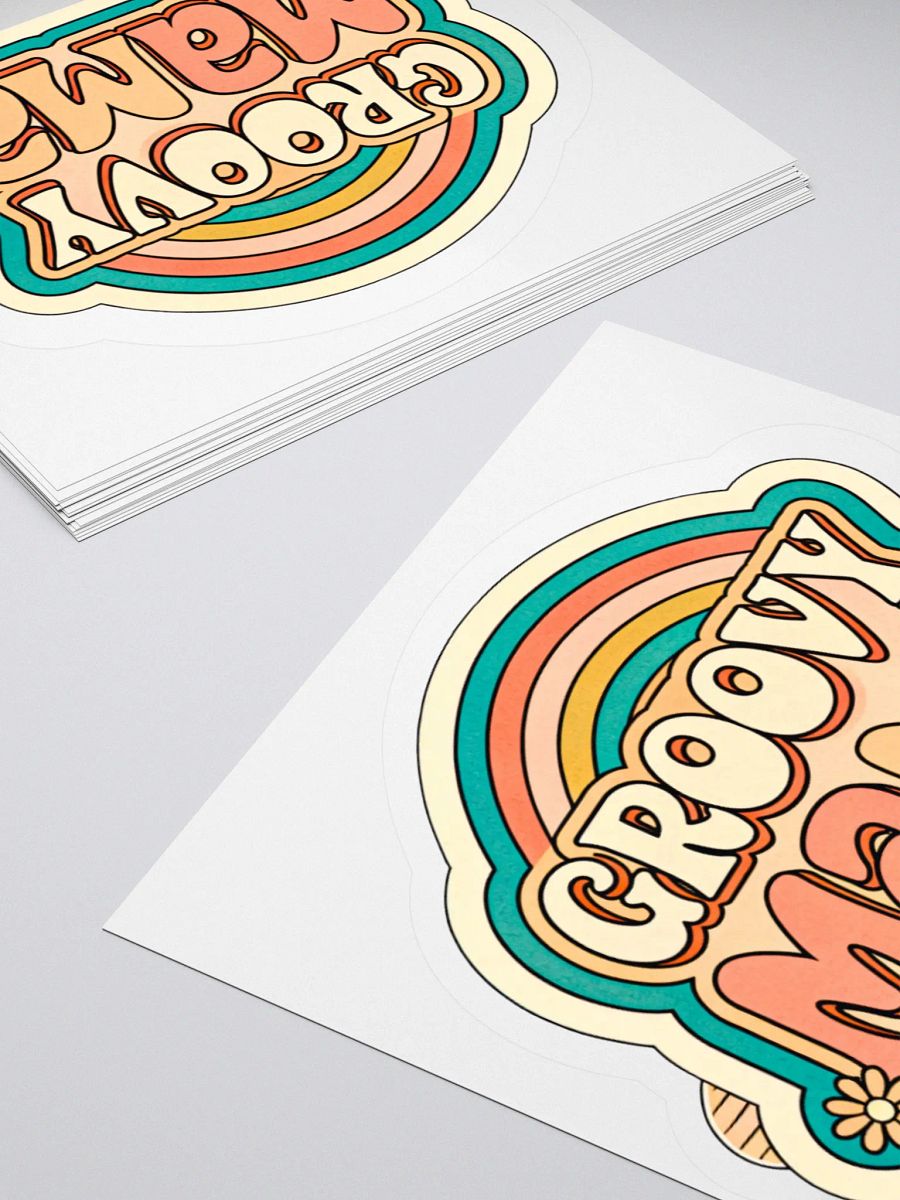 Retro Groovy Mama Sticker Set product image (10)
