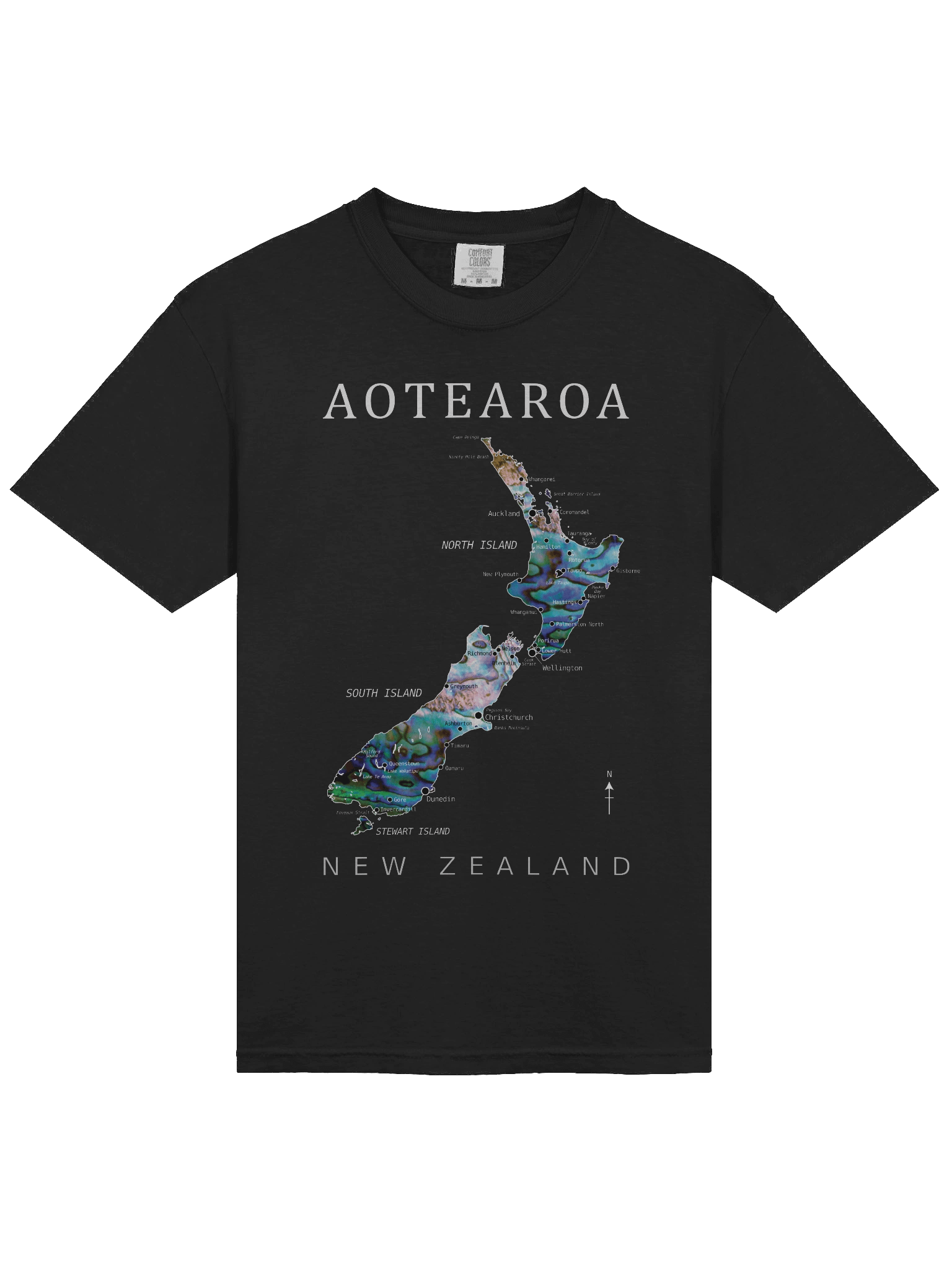 AOTEAROA MAP DETAILED PAUA product image (24)