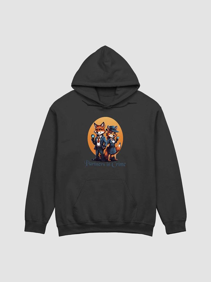 Partners in Crime Funny Gildan Unisex Classic Hoodie – Stylish & Funny Fox Couple Hoodie for Couples product image (1)