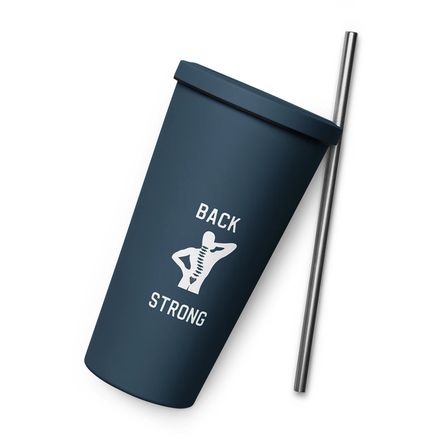 Back Strong 20 oz. Insolated Cup: Navy product image (9)