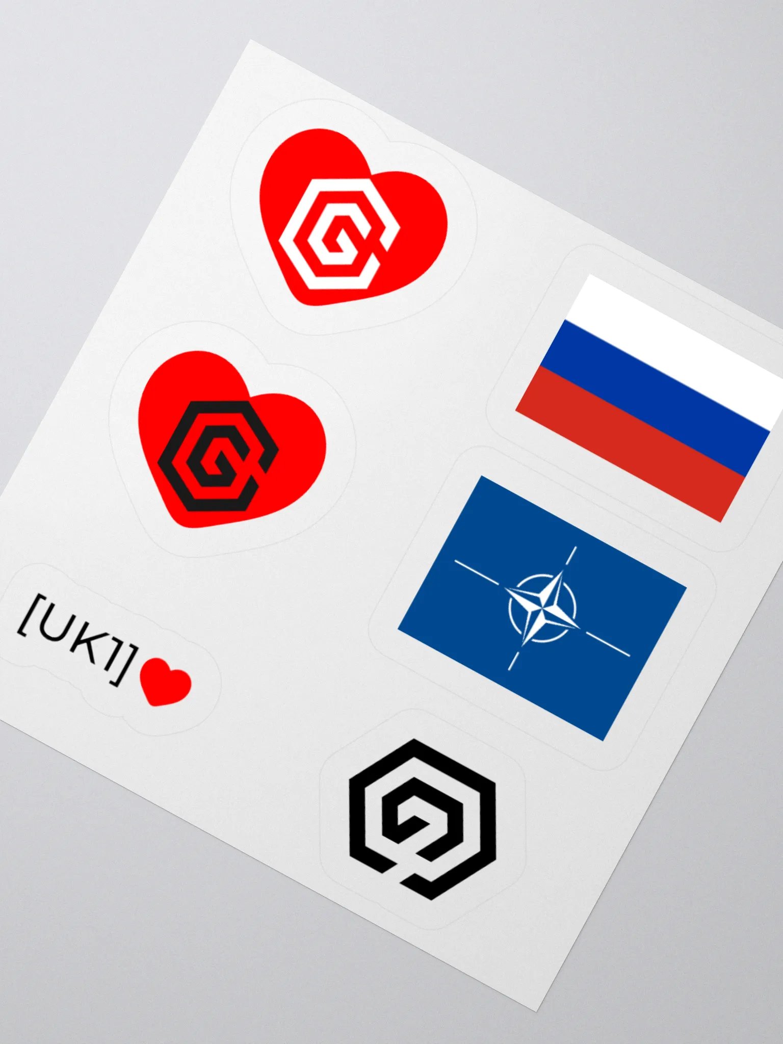 UK1 Tactical Sticker Sheet – Flaunt your loyalty product image (2)