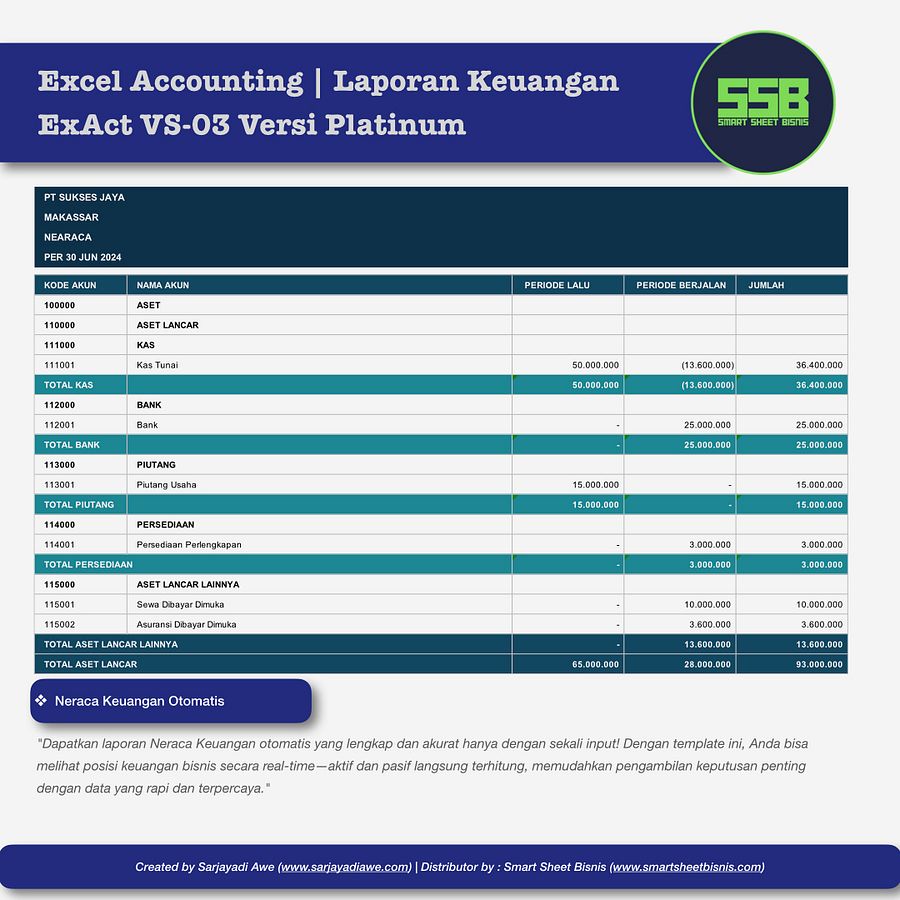 ExAct VS-03.2 PLATINUM | Excel Accounting product image (3)