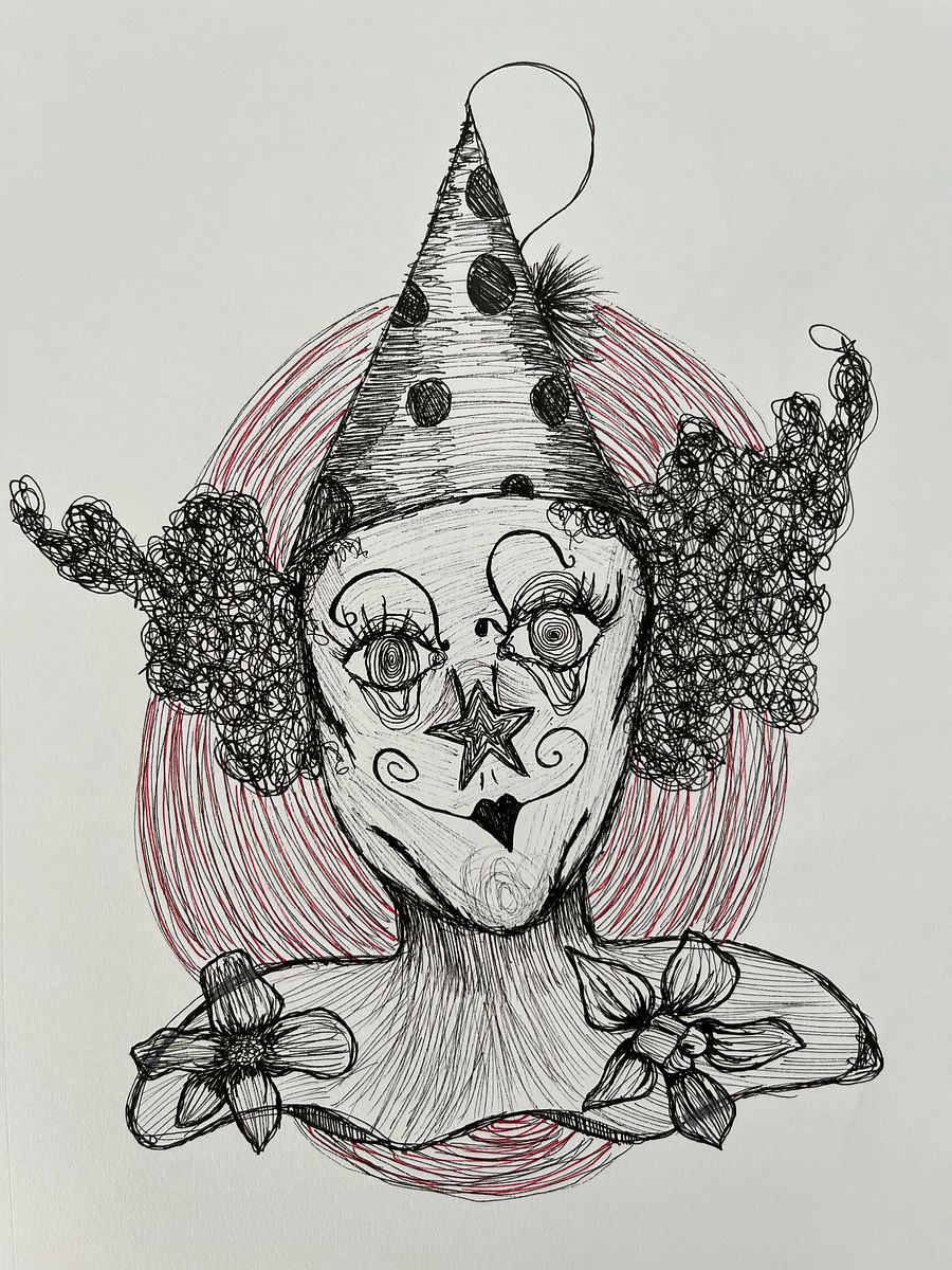 “Clown face” print product image (1)