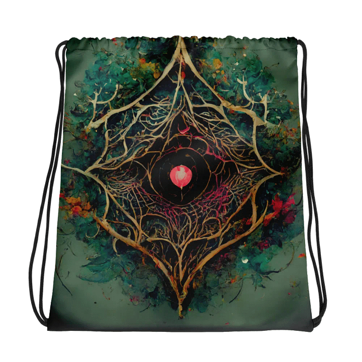Rooted Heart All-Over Drawstring Bag product image (1)