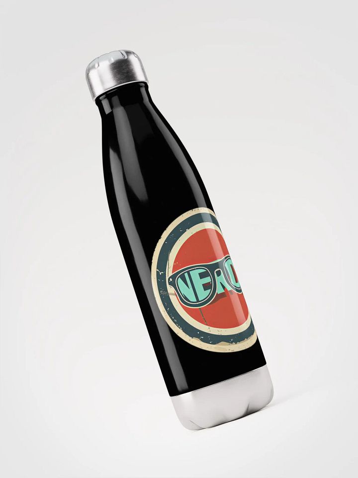 Vintage Nerd Stainless Steel Water Bottle product image (1)