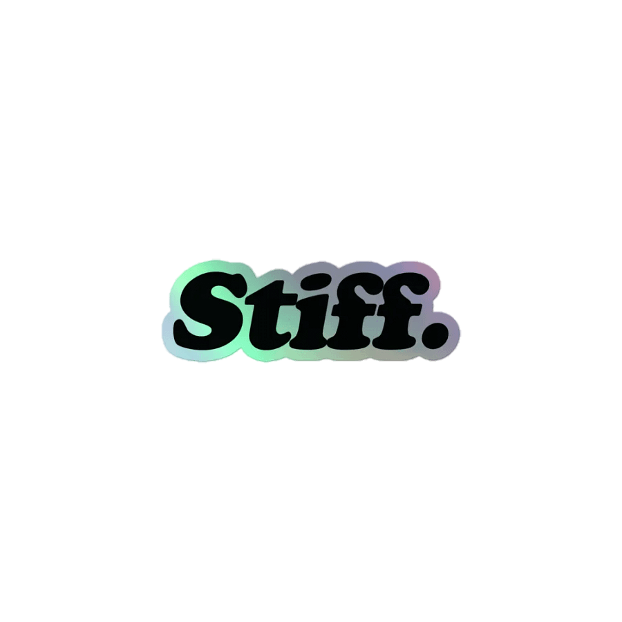 Stiff Sticker (Holographic) product image (1)