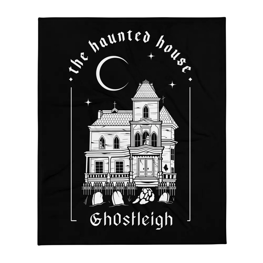 The Haunted House Throw Blanket product image (8)