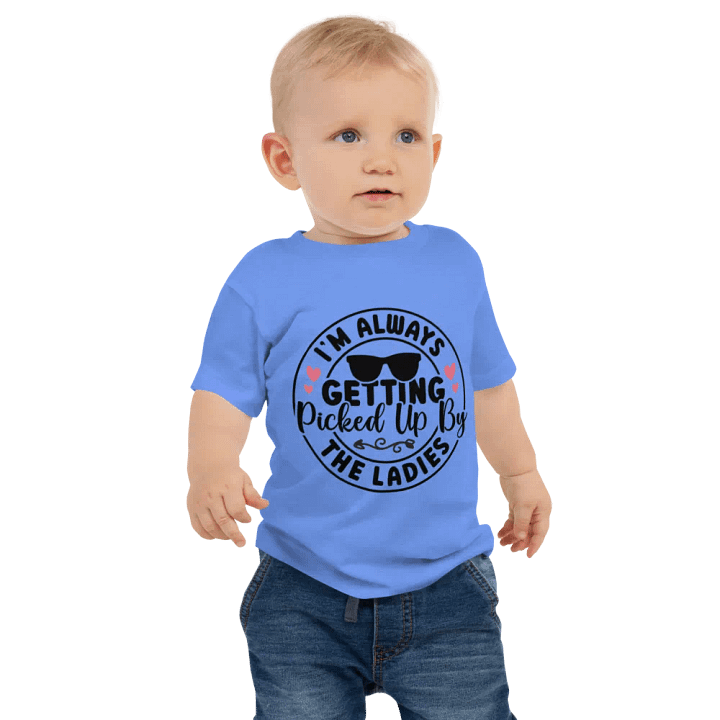 'Picked up by the Ladies' Baby Tee product image (1)
