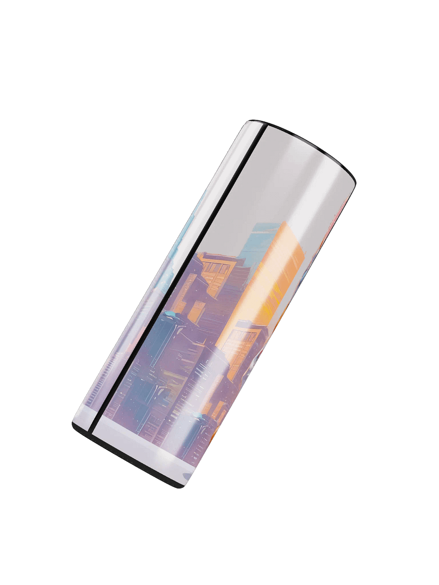 Cute City Kitty Cat 20 oz Skinny Stainless Steel Tumbler - v4 product image (5)