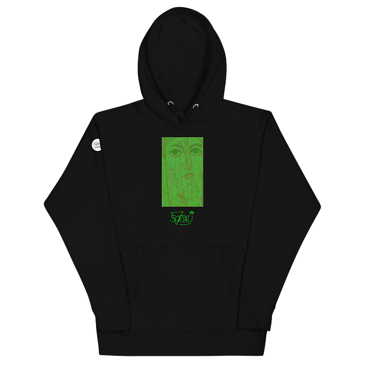Black/Green Virgin Mary Hoodie product image (1)