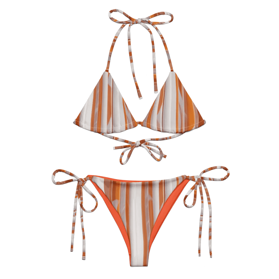 Reflective Sunset Stripes Bikini product image (4)