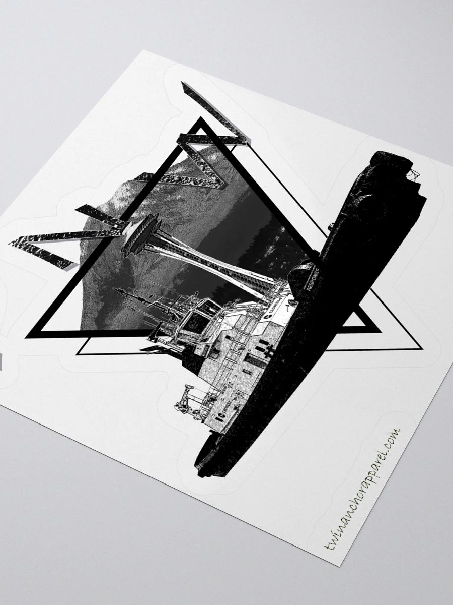 Tug Response Triangle-Mt Raine- PNW Kiss Cut Stickers product image (12)