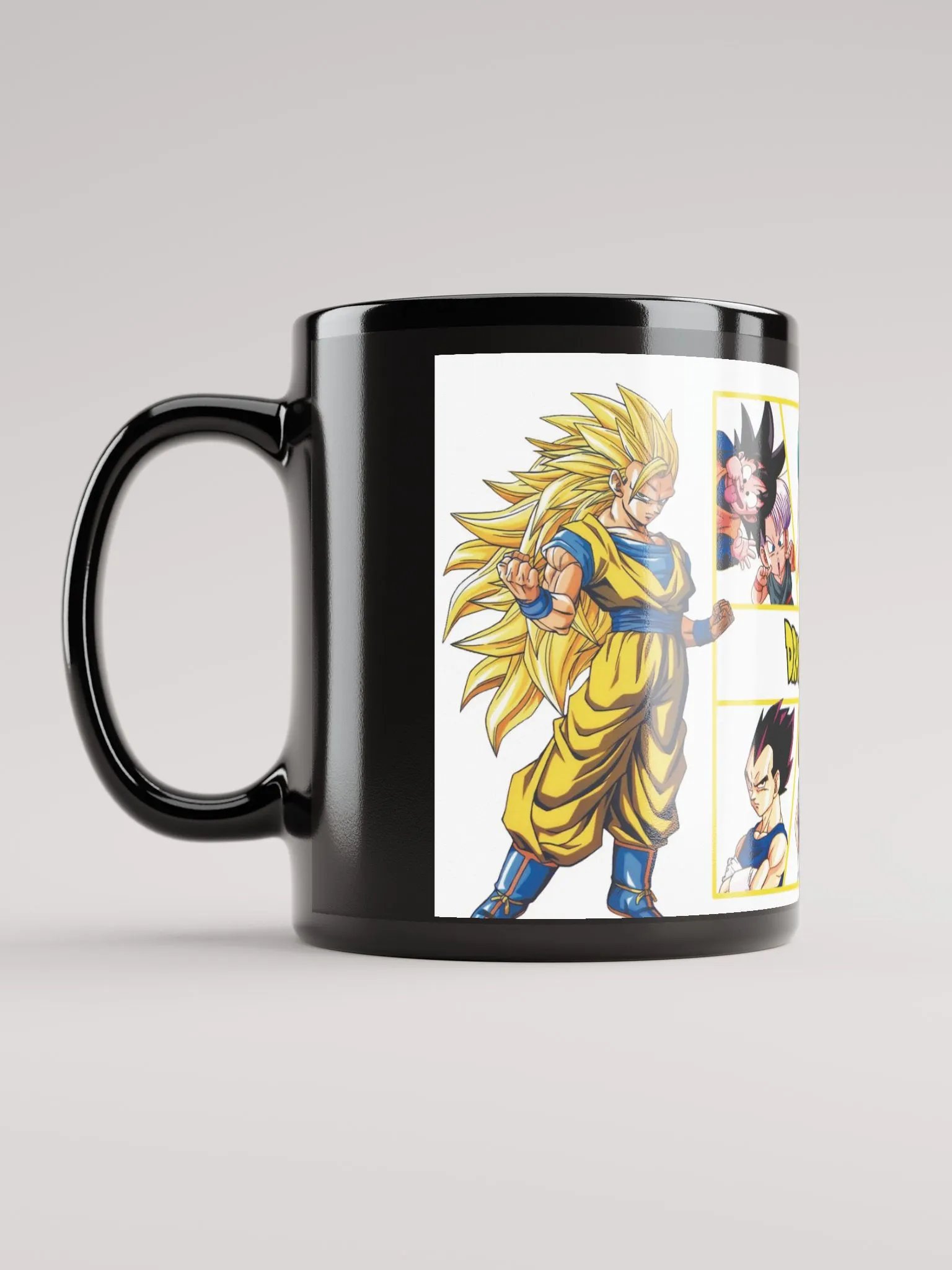 Dragon Ball Z Black Glossy Mug – A Must-Have for Saiyan Fans! product image (11)