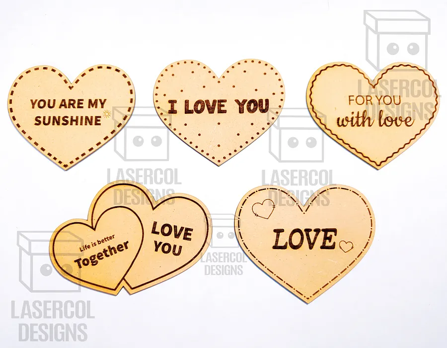 Hearts Set 4 - Laser Cut Files product image (10)