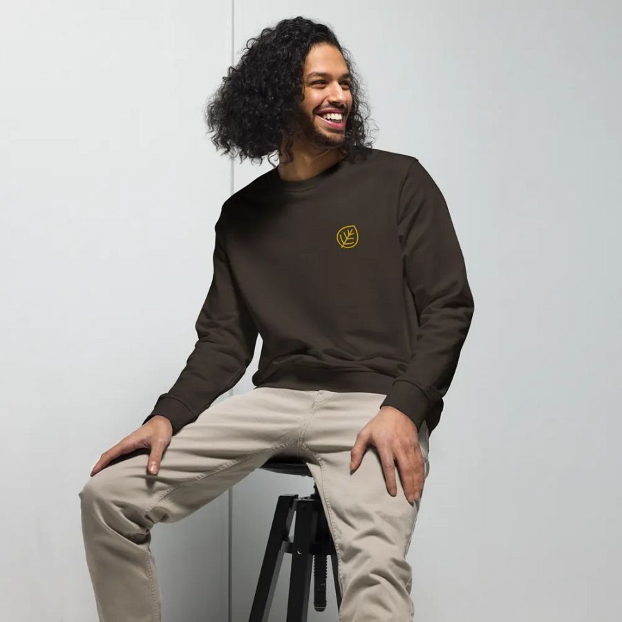 Leaf Design Organic Cotton Sweatshirt product image (3)