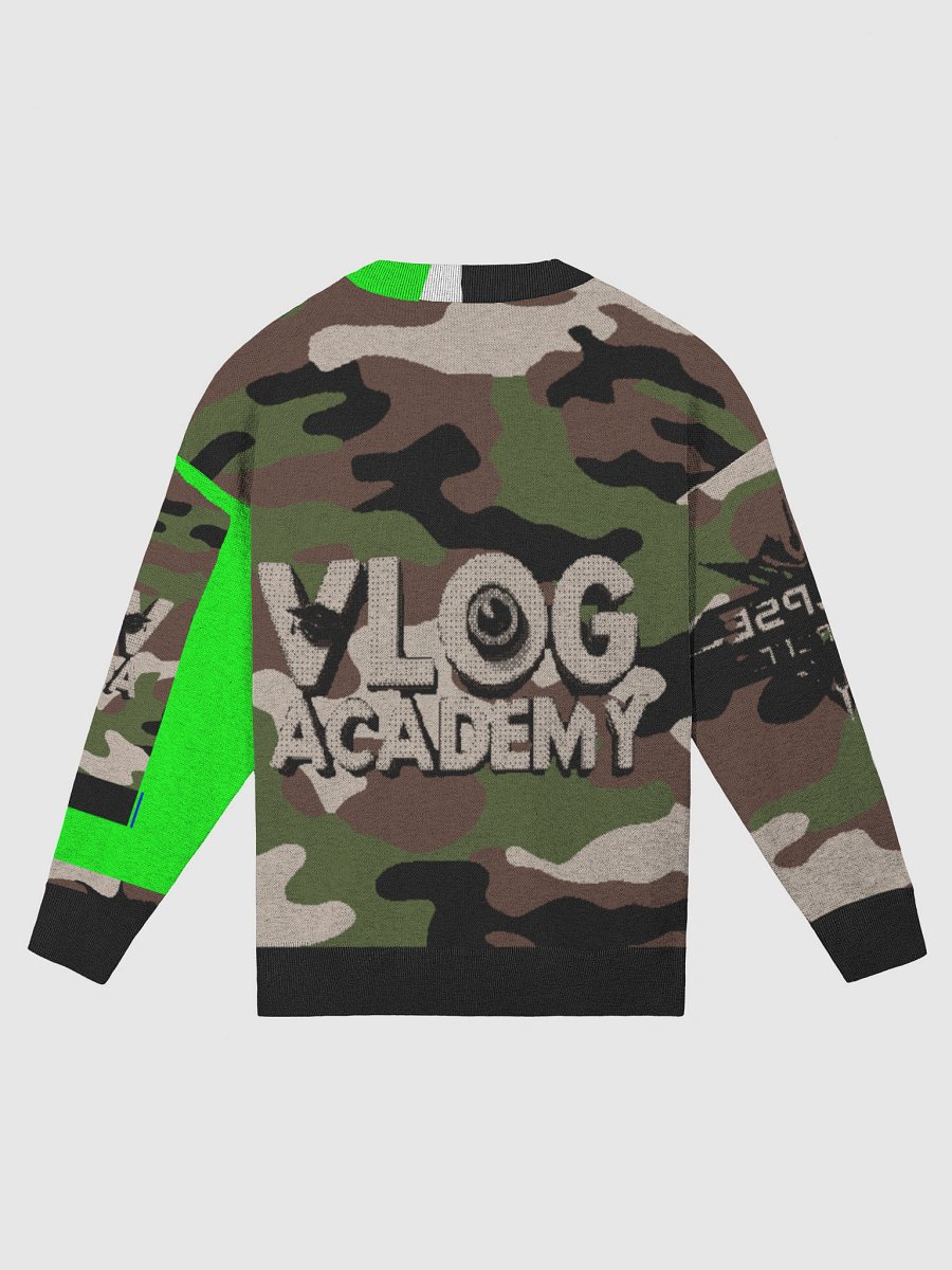 Vlog Academy Knitted Crewneck Sweater Relaxed Fit product image (10)