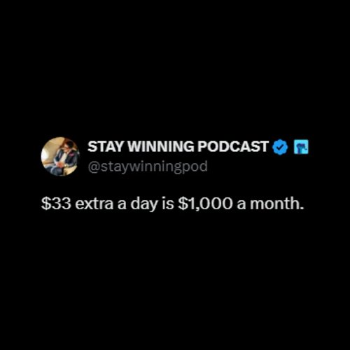 Make this your goal in 2025.

Follow: @staywinningpod 

#moneymindset #bitcoin #crypto #realestate #millionairemindset #passi...