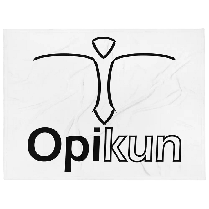 Opikun - Black - Tblan Throw Blanket product image (1)