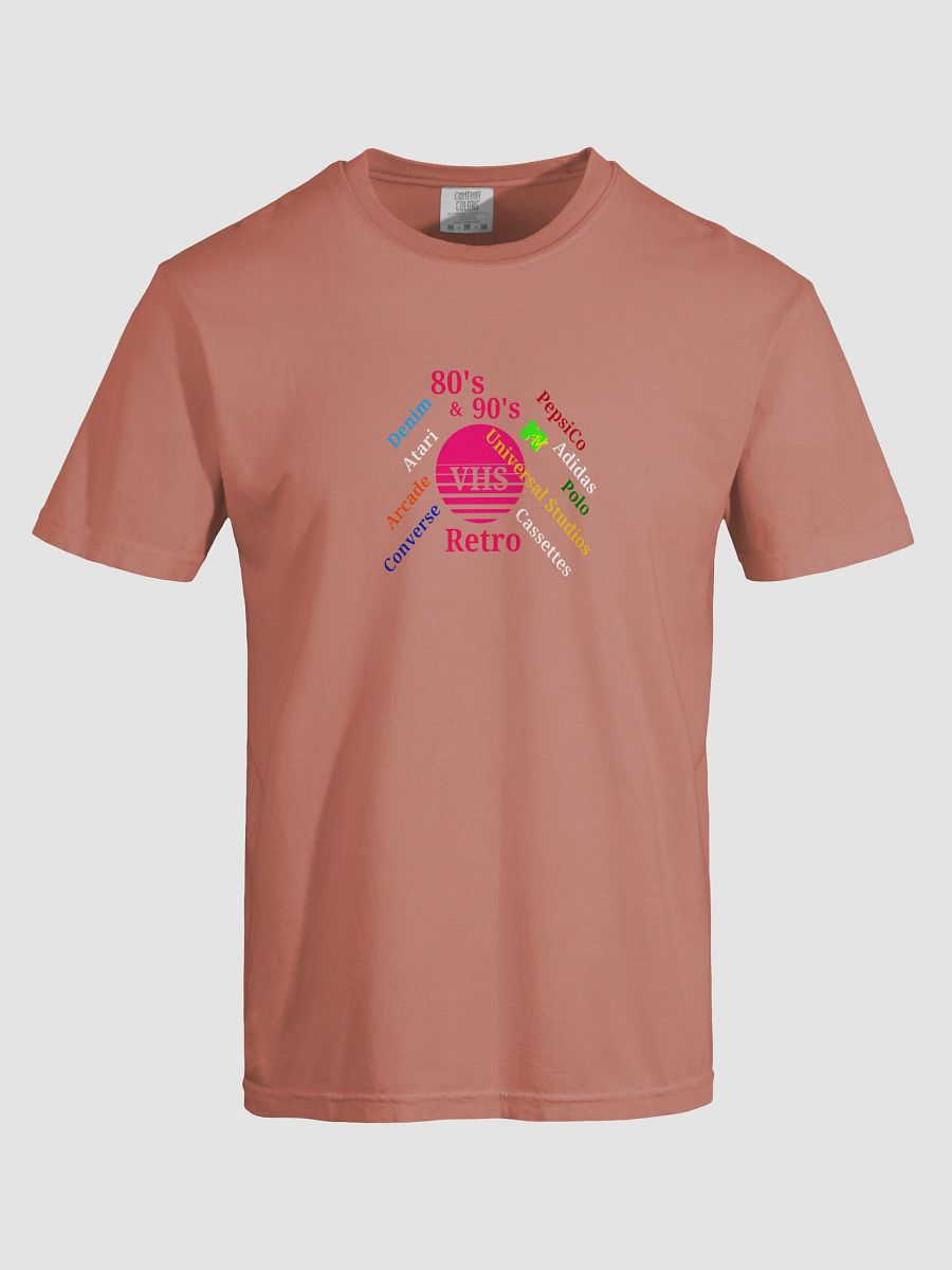 Vibrant Retro VHS Circle Graphic T-Shirt product image (5)
