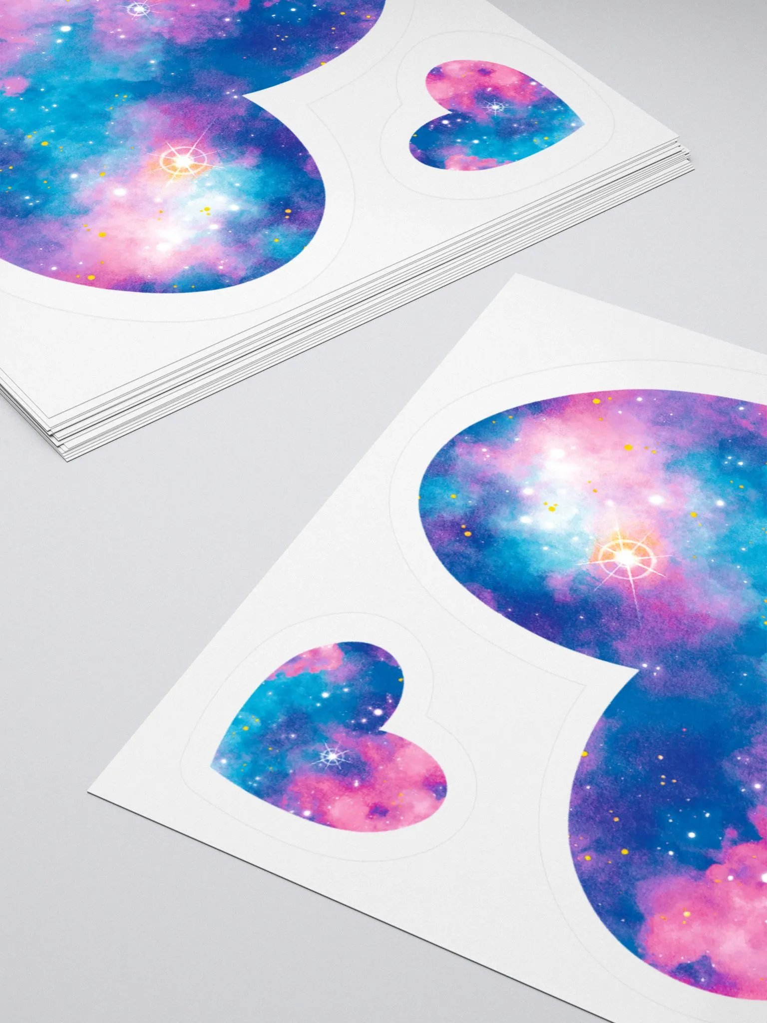 Cotton Candy Galaxy - Heart Sticker product image (4)