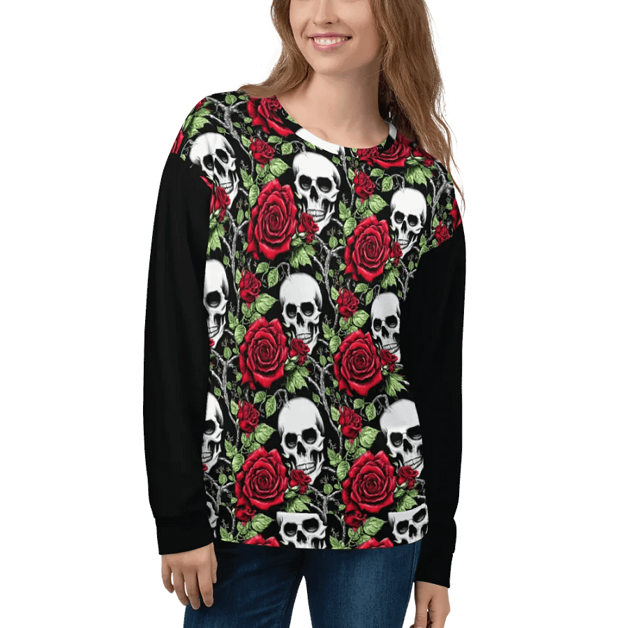 Skull & Roses Unisex Sweatshirt product image (10)