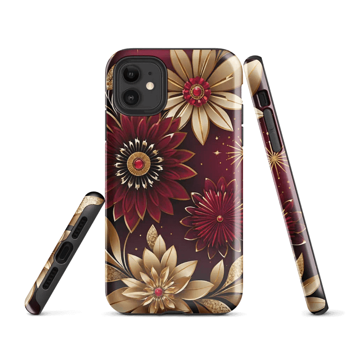 Floral Tough Phone Case product image (1)