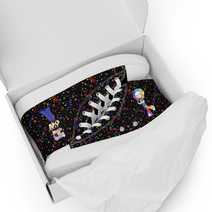 Black Arcade and White Chibi Flower and Jiggy Sneakers product image (8)