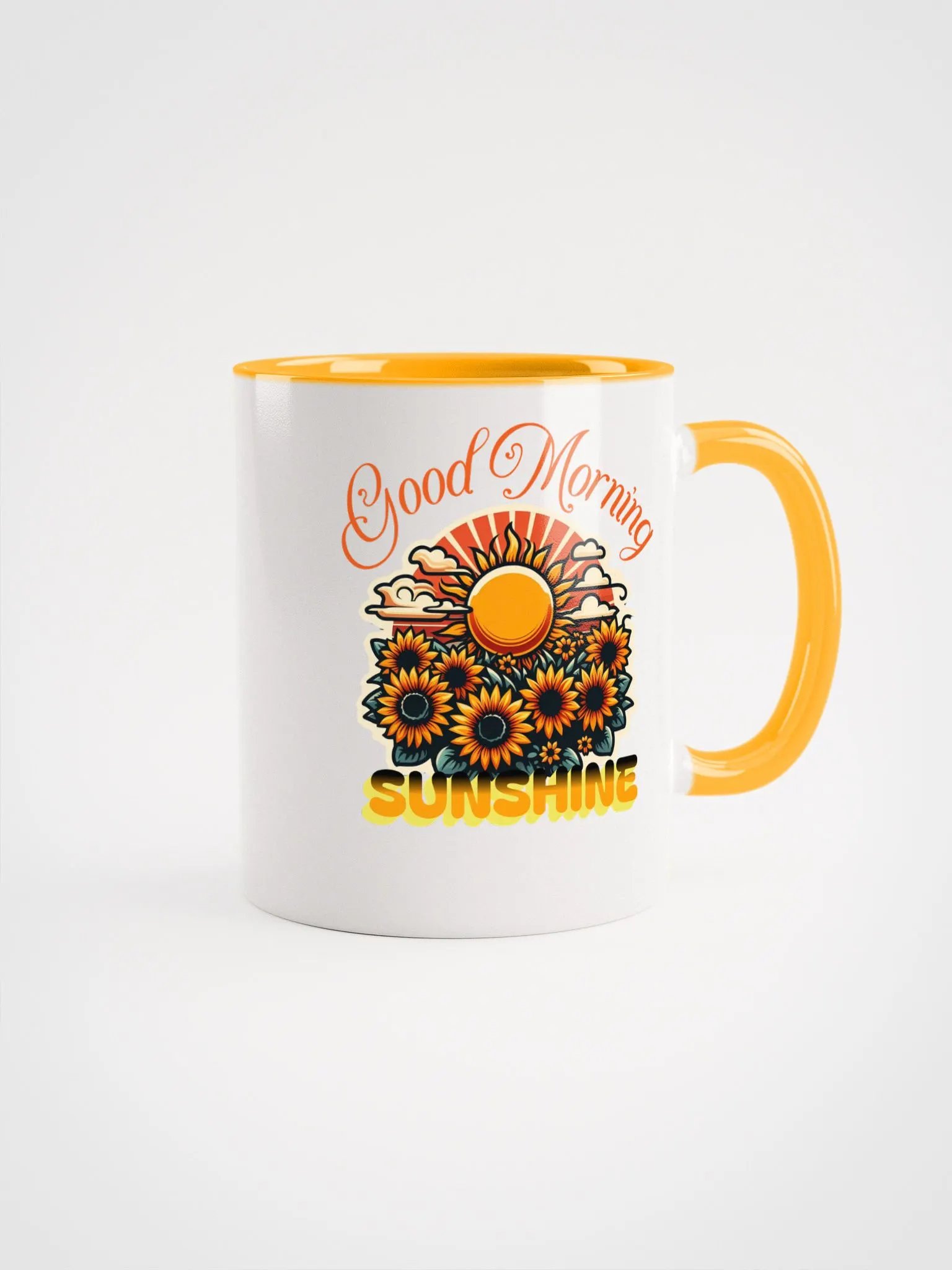 Good Morning Sunshine Mug: Wake Up to Vintage Vibes! product image (1)