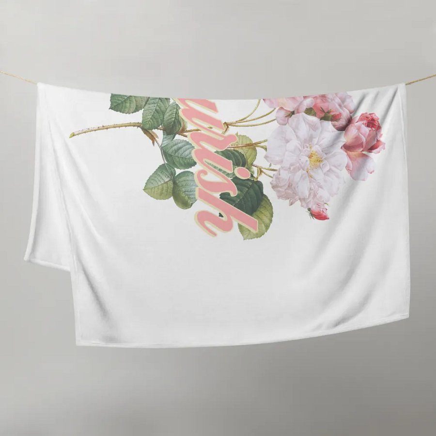 Flourish Floral Throw Blanket product image (21)