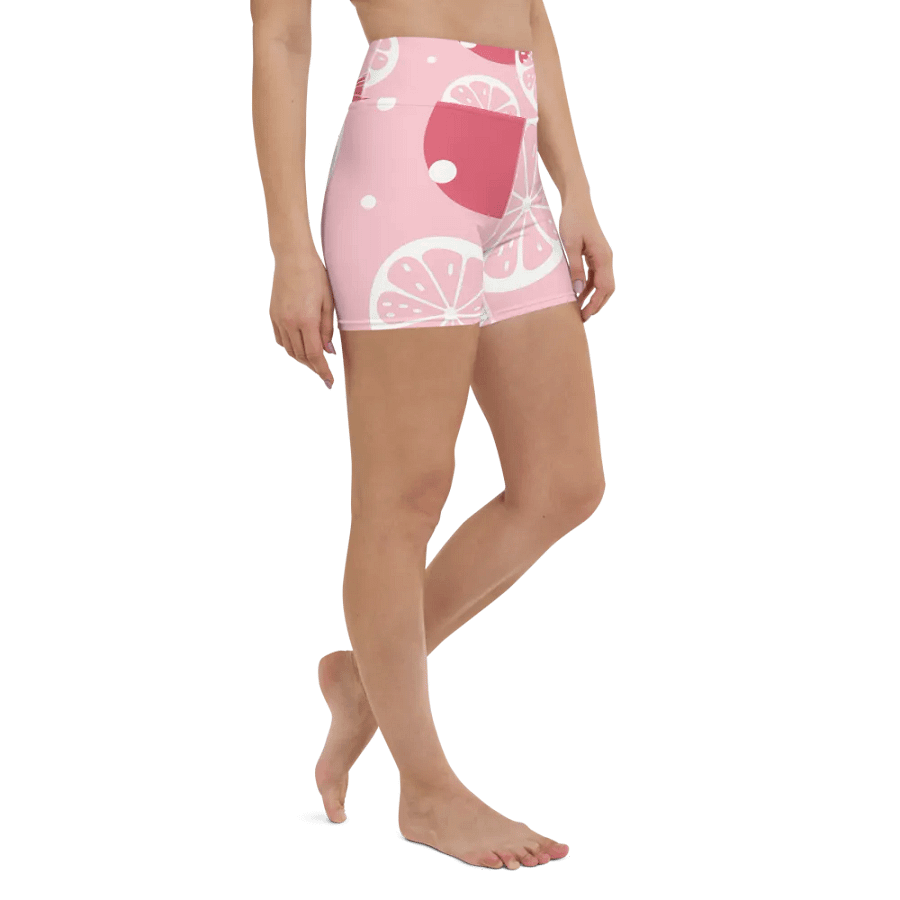 Pink Citrus Yoga Shorts product image (4)