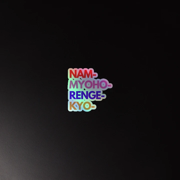 Nam-Myoho-Renge-Kyo Holographic Sticker Sheet product image (4)