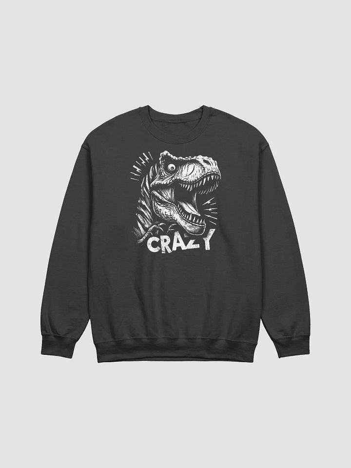 Crazy T-rex Crewneck Sweatshirt product image (1)