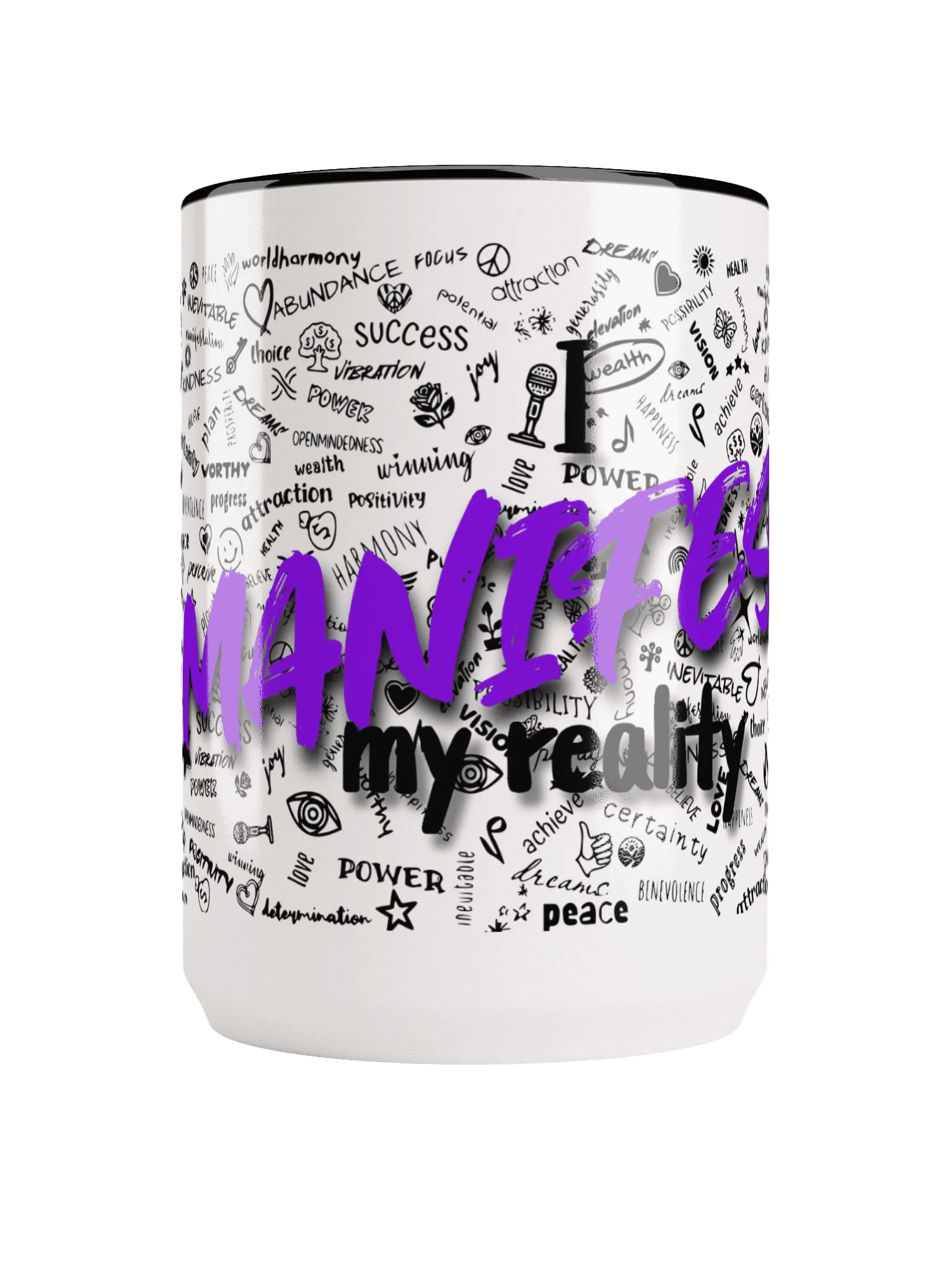 Manifest Your Reality Mug, Purple product image (1)